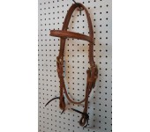 Heavy Harness Headstall Straight Browband