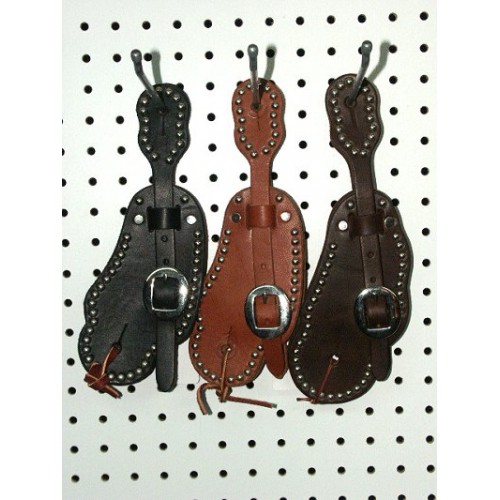 Spotted Buckaroo Style Spur Straps